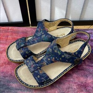 Alegria Women's Multicolor Strap Sandals size 39/US 8